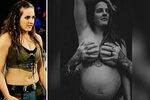 Ex-WWE star Sarah Logan shares naked snap to show off growin
