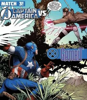 Captain America vs Gambit Comic book cover, Comic books, Ame