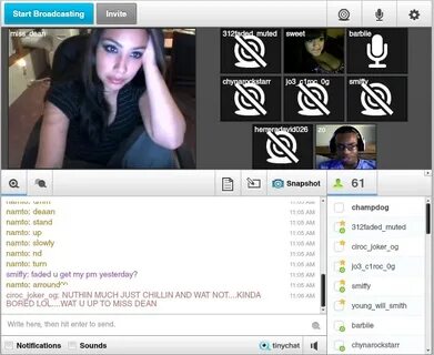 TinyChat - A Web Based Video Chat Room