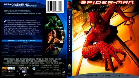 Spider-Man- Movie Blu-Ray Scanned Covers - Spiderman :: DVD 