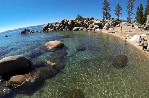 Chimney Beach, Lake Tahoe A classic summer scene shot at