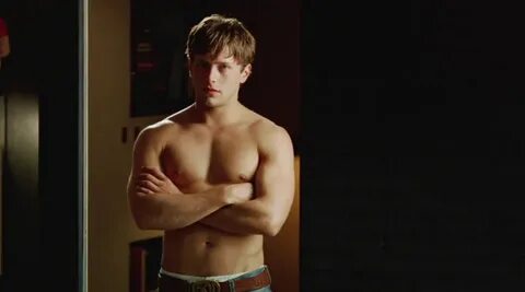 Brett Chukerman as Levi Sparks shirtless in The Curiosity of