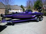 Purple Bass BULLET Boat Bass boat, Bass fishing boats, Used 