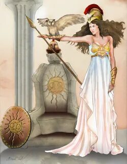 Athena - God of Wisdom and Strategy. image - Age of Mytholog