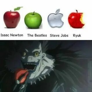 Ryuk apple Otakuness Death note, Manga anime, Anime