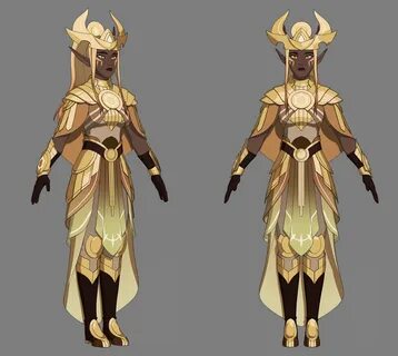 Queen Khessa Design Turnarounds - The Dragon Prince in 2021 