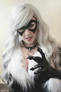 Brittani McNeil as The Black Cat wearing Excitement leather 