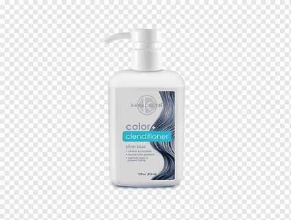 Keracolor Clenditioner Blue Silver Cleanser, lyserød rose fa