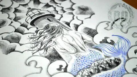 Mermaid Tattoo Sketch at PaintingValley.com Explore collecti