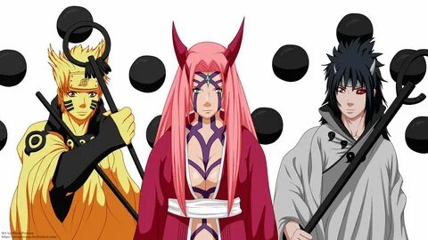 Team 7 (Naruto Sakura Sasuke) final form by AlexPetrow.devia