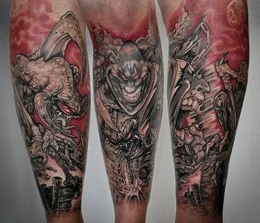 40 Spawn Tattoo Designs For Men - Antihero Ink Ideas Tattoo 