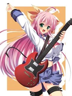 Safebooru - asa no ha choukaku cosplay guitar instrument koi