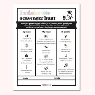 Lesbian Bachelorette Party Games (Digital PDF Download) Stag