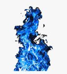 Blue Flame Transparent Images - Blue Fire Flames Png , Trans