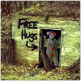 "Free Hugs" #clown by Mark W. Kramer - MWKDESIGNS Free hugs,