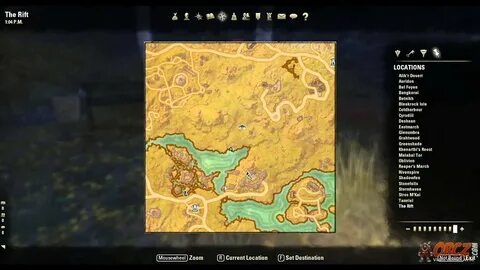The Rift Treasure Map II Location - The Elder Scrolls Online