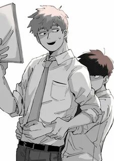 Reigen & Mob Мультипликационные рисунки, Рисунки, Фан арт