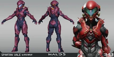 Halo 5 - Vale, Kyle Hefley Halo armor, Halo 5, Female armor