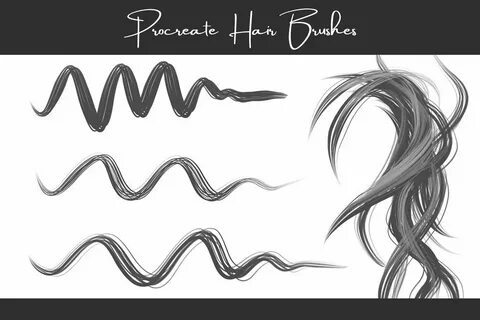 18 Procreate Hair Brushes for Believable Hair Painting Procr