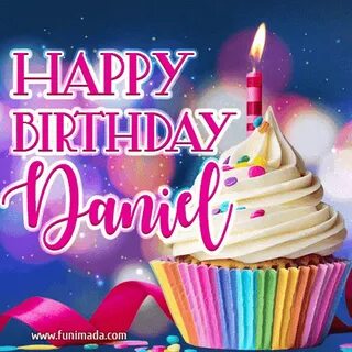 Happy Birthday Daniel Cupcake GIF - Happy Birthday Daniel Cu