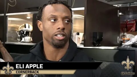 Eli Apple, "We need to be on top of our assignments"