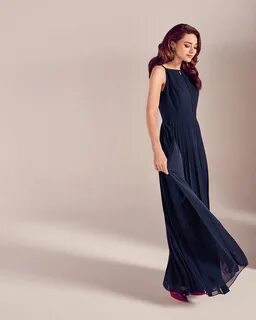 Newest ted baker pleated maxi dress Sale OFF - 56