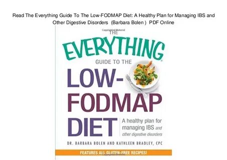 Read The Everything Guide To The Low-FODMAP Diet: A Healthy 