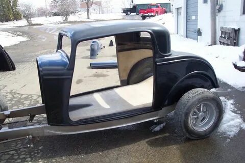 1932 Ford 3 Window Coupe Fiberglass Body 32 Hot Rod Street R