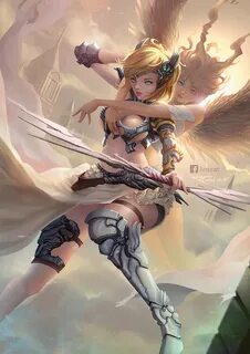 Valkyrie by beAwildcat Fantasy 2D CGSociety