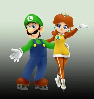 Luigi x Daisy - sochi shading study by https://www.deviantar