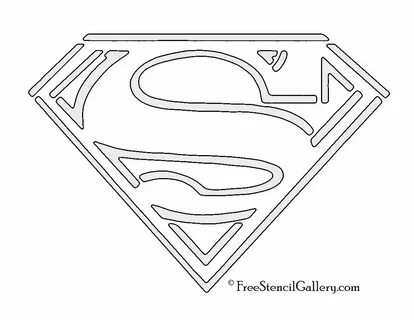 Superman Symbol Stencil Superman symbol, Wood carving patter