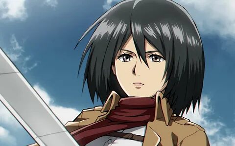 Desktop HD wallpaper: Mikasa Ackerman, Attack On Titan, Shingeki No Kyojin,...