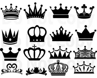 Crown SVG Bundle Tiara Svg file for cricut King & Queen Etsy