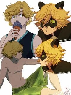 Various moments of Chat Noir / Adrien (Miraculous LadyBug) Б