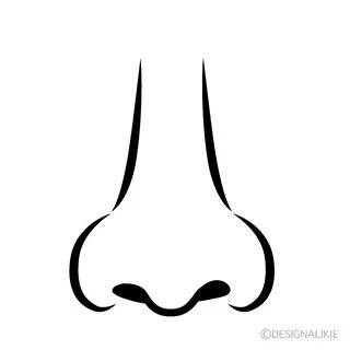 Nose Line Clip Art Free PNG Image ｜ Illustoon