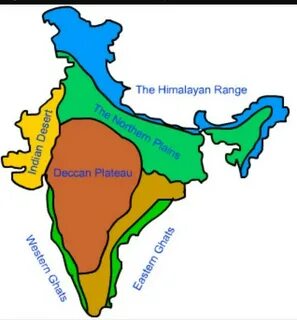 Campus Map: Deccan Plateau In India Map