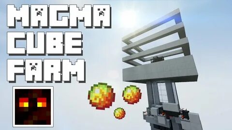 Minecraft: Magma Cube Farm With Spawner - YouTube