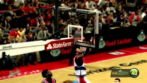 Slam dunk of J.Wall (NBA 2k13) - YouTube