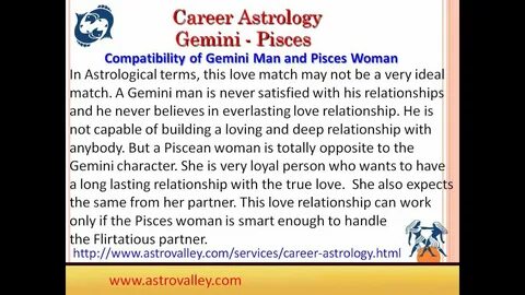 Gemini and Pisces Love Compatibility - YouTube