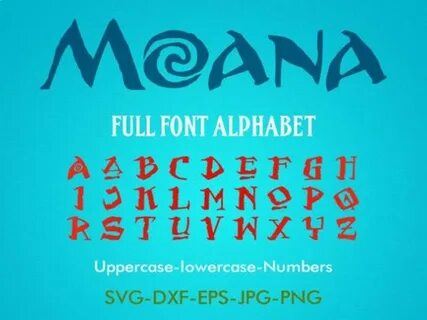 Moana Font Moana font free, Moana font, Moana