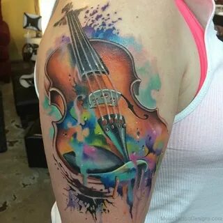 89 Best Violin Tattoos