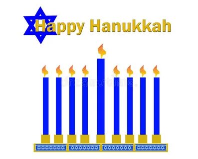 Happy hanukkah clipart stock illustration. Illustration of c