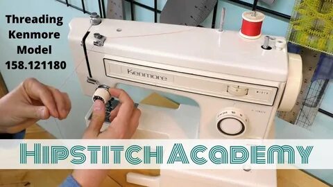 How to Thread Kenmore Sewing Machine Model 158 1212180 - You