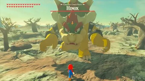 Zelda: Breath of the Wild mod allows for Mario and Bowser to