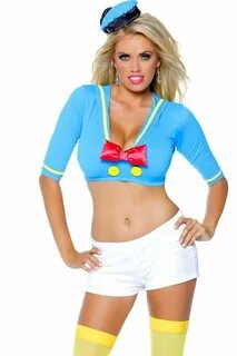 Adult Donna Duck Halloween Costume for Women 3WISHES.COM Don