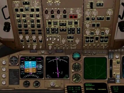 FS2004 Boeing 747-400 Panel - Flight Simulator 2004 Mod