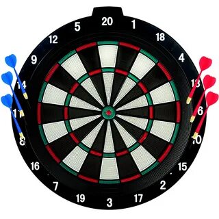 Franklin Sports Soft Tip Dartboard - Official Size Soft Dart