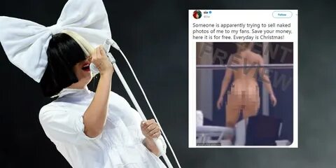 Someone tried to sell naked pictures of Sia and everyone lov