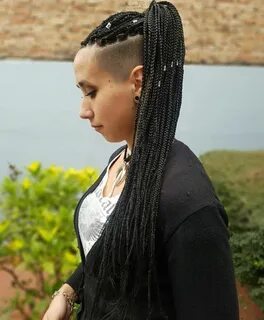 20 Superb Braids with Shaved Sides Worth Copying Braids with