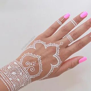 DIY White Henna This was my first time trying henna and I lo